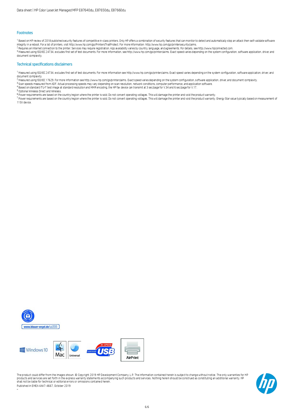 پرینتر استوک 87650 رنگی ایستاده HP Color LaserJet Managed MFP E87650